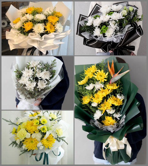 广东江门市恩平市牛江镇马龙塘村白事花束代送